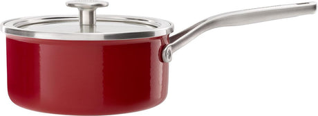 Kitchenaid Rondel emaliowany ze stalowym rdzeniem 18 cm 2,0 l - czerwień cesarska - indukcja - bez pfas