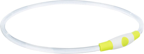 Trixie świecąca obroża Lampa błyskowa USB z możliwością ładowania TPU, zielona