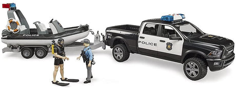 Samochód policyjny Dodge Ram Bruder 2507 ze światłem i dźwiękiem