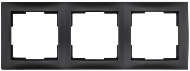 Ion industries e1 afdekraam 3-voudig mat zwart (80.302.316)