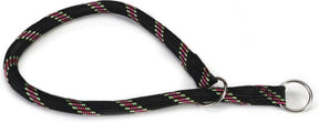Beeztees - obroża dla psa - okrągła - nylon - czarna - 60 cm x 13 mm