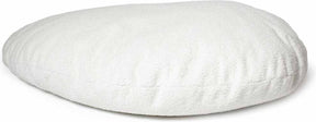 D d home hondenkussen pebble xl - orthopedisch met foamvlokken - afneembare teddy hoes anti-slip - 120x95x33cm - wit
