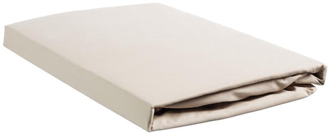 Ambiante jersey - hoeslaken - 160x200 210 - zand