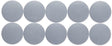 Maul magneet rond 10 stuks 0,8 kg kunststof ferriet bruchsicher erodiert lackiert ø 3.2 x 0.96 cm grijs