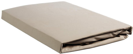 Ambiante - katoen - hoeslaken - 200x220 cm - taupe