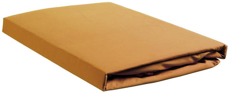 Ambiante jersey - hoeslaken - 120x200 210 - oker
