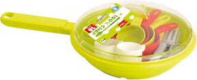 Patelnia Ecoffier z zestawem do jadalni - 18 sztuk - 32 cm