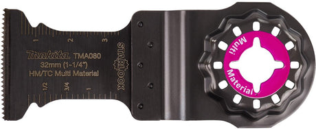 Brzeszczot do piły wgłębnej Makita tma080 32x40mm, wielomateriałowy - b-69761