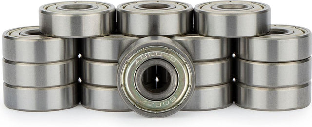 Łożyska kulkowe Nijdam - abec 9 chrom - 16 szt. - chrom