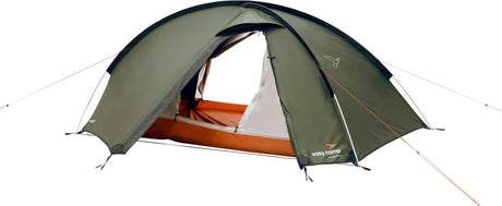 Easy Camp Rondane 2 namiot 2-osobowy lekki namiot kopułowy z aluminiowymi słupkami, zielony