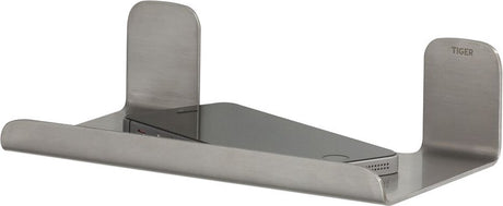 Kolumna tygrysia - półka 18 cm - bez wiercenia - stal nierdzewna szczotkowana