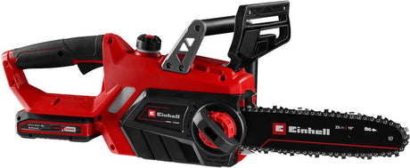 Pilarka akumulatorowa Einhell ge-lc 18 25 li kit - power x-change - 18 v 3,0 ah li-ion - długość ostrza: 25 cm - max. długość cięcia: 23 cm - w zestawie. 1x akumulator 3,0 Ah i ładowarka