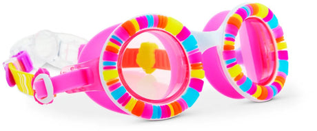Dziecięce okulary pływackie Bling2o - bestie - okulary do nurkowania - przeciwmgielne - ochrona UV - różowe