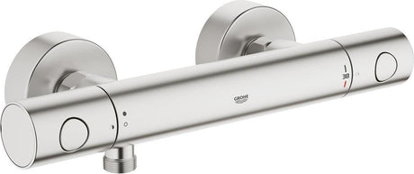 Grohe grohtherm 1000 kosmopolitan m termostatyczna bateria natryskowa - 15cm - superstal (stal nierdzewna)
