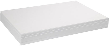 Papier biały firmy Creativ 190 gramów – Karton hobbystyczny A2 – mocny biały papier rzemieślniczy – 42x60 cm