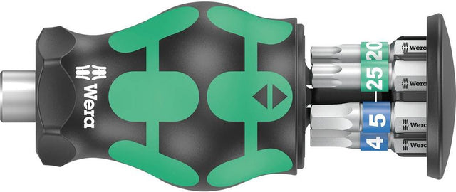 Wera kraftform kompakt stubby magazin 3 05008875001 zestaw bitów torx, sześciokątny, w komplecie. uchwyt na bity