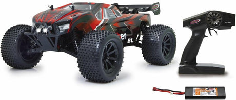 Jamara rc brecter truggy bl monster truck led 1:10 lipo czarny