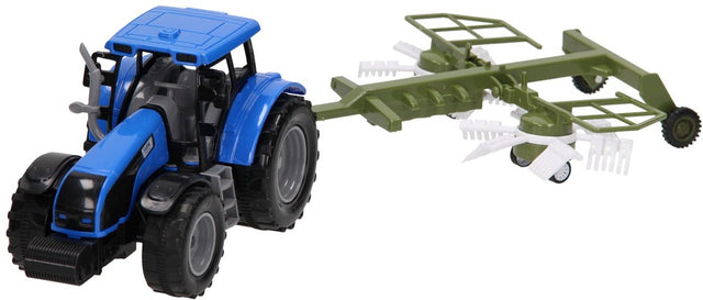 Zabawki Lobbesa np. traktor z przetrząsaczem siana 1:32