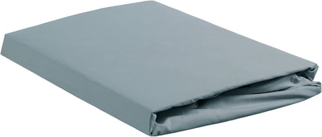 Ambiante katoen - splittopper hoeslaken - 160x220 - blauw