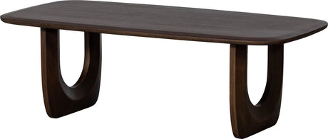 Stolik kawowy Woood - mango - orzech - 40x120x60