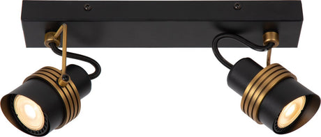 Lucide Tundran - reflektor sufitowy (lampa sufitowa) - 2xgu10 - czarny