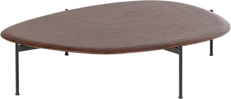 Stolik kawowy Woood kota - okleina mdf - brązowy - 26x121x97