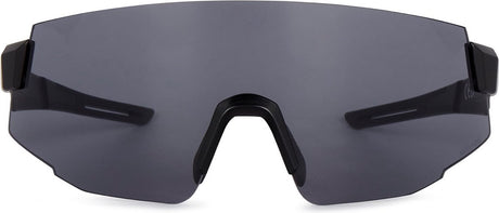 Agu vigor - sportbril - frameloos - uv400 anti-fog lens - grilamid tr90 - instelbare neusvleugels - unisex - zwart one size
