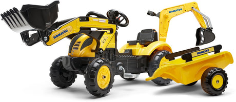 Traktor na pedały Falk Komatsu żółty 3 7 (2005546)