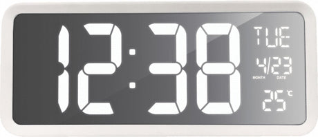 Zegar ścienny Technoline Zegar stołowy duże wyraźne cyfry - wskazanie dnia - temperatura - ws 8130