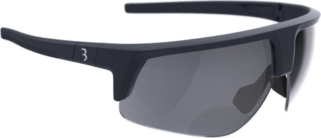 Bbb cycling comet reader fietsbril op sterkte - sportbril met leesgedeelte +2.0 sterkte - wielrenbril heren en dames - mat zwart - bsg-76 one size