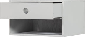 Woood nancy hangend nachtkastje - mdf - mist - 20x34x30