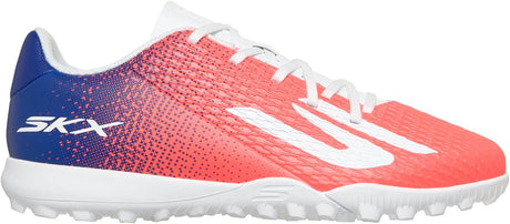 Chłopięce buty sportowe Skechers jr junior tf w kolorze niebiesko-różowym