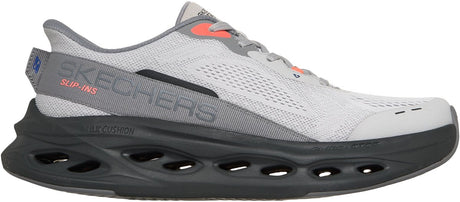 Męskie buty sportowe Skechers max amortyzujące glide-step - szaro-czarne