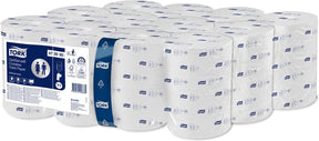 Tork hulsloos mid-size toiletpapier 2-laags wit t7 advanced (24×900 vel)