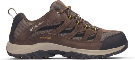 Wodoodporne męskie buty turystyczne Columbia Crestwood - brązowe