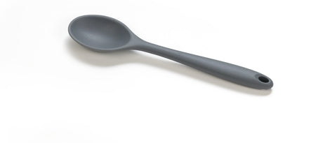 Podstawowa łyżka do gotowania kulinarnego - silikonowa - 20 cm - szara