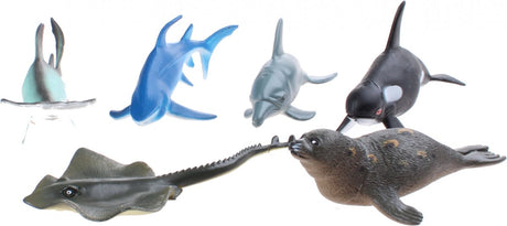 Johntoy Animal World Zwierzęta oceaniczne 6 w torbie