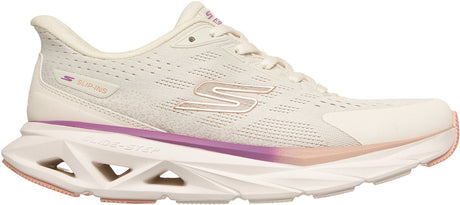 Damskie buty sportowe Skechers Glide Step vortex - naturalne