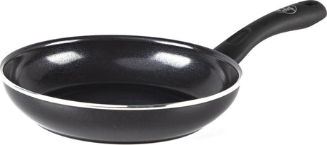 Patelnia diamentowa Greenchef 20cm - powłoka nieprzywierająca niezawierająca pfas - patelnia indukcyjna - patelnia ceramiczna - można używać w piekarniku do 160°c - uchwyt chłodzący - czarny