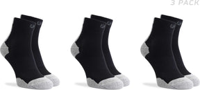 Rogelli core dames en heren 3 pack hardloopsokken - zwart grijs