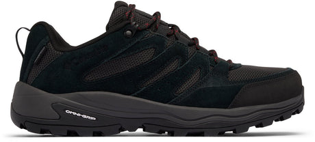 Wodoodporne męskie buty turystyczne Columbia Redmond™ iv – czarny, górski czerwony
