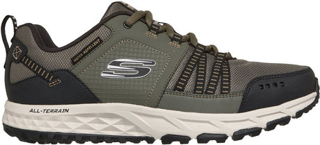 Męskie buty trekkingowe Skechers Escape Plan w kolorze zielono-czarnym