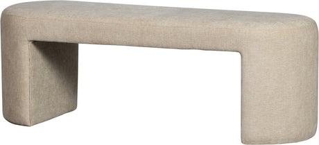 Ławka Woood Jacob - szenil - naturalny - 46x130x46