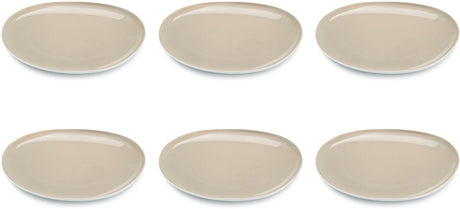 Medard de noblat - pościel oslo - talerz obiadowy 28 cm - 6 sztuk - kamionka