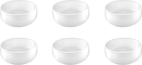 Medard de noblat - yaka biały - miska 13 cm - 6 części - porcelana