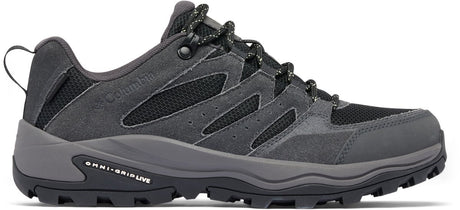 Wodoodporne damskie buty turystyczne Columbia Redmond™ iv – czarne, cytrynowe