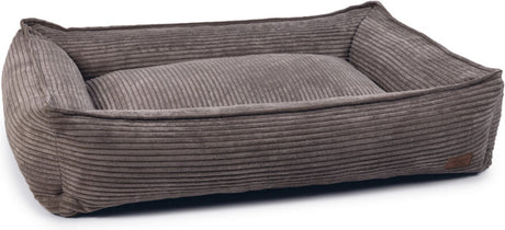 Designed by lotte ribbed - hondenmand - bruin - 95x80x23 cm l