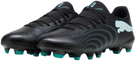 Puma future 9 play fg ag unisex sportschoenen - black-intense mint- white