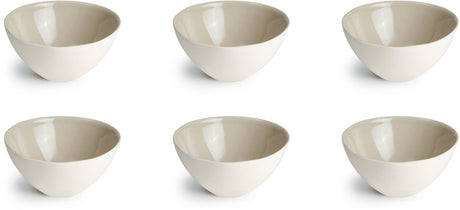 Medard de noblat - pościel oslo - mała miska 13 cm - 6 sztuk - kamionka