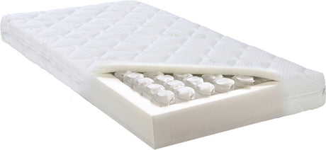 Materac Abz micro pocket junior 120 200 14 cm - materac - sprężyny micro pocket - ergonomiczny 7 stref - rolowany